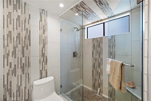 33942 Pequito Dr, Dana Point, CA 92629 - bathroom with a stall shower and recessed lighting