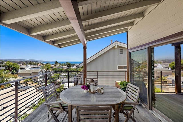 33942 Pequito Dr, Dana Point, CA 92629 - wooden deck featuring outdoor dining area