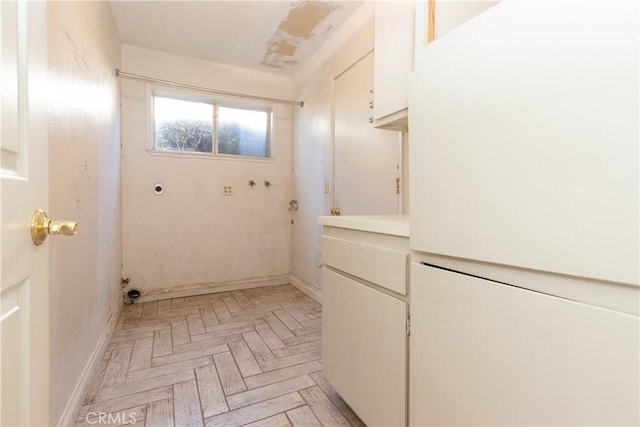 27021 Moro Azul, Mission Viejo, CA 92691 - laundry room with hookup for an electric dryer and cabinet space