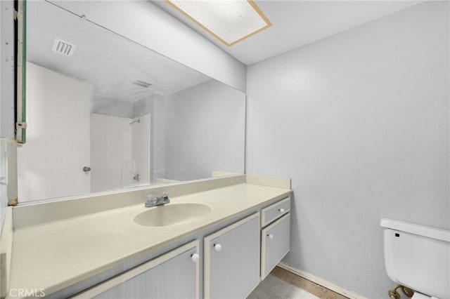 4510 E Hightree Cir, Anaheim, CA 92807 - bathroom featuring vanity and toilet