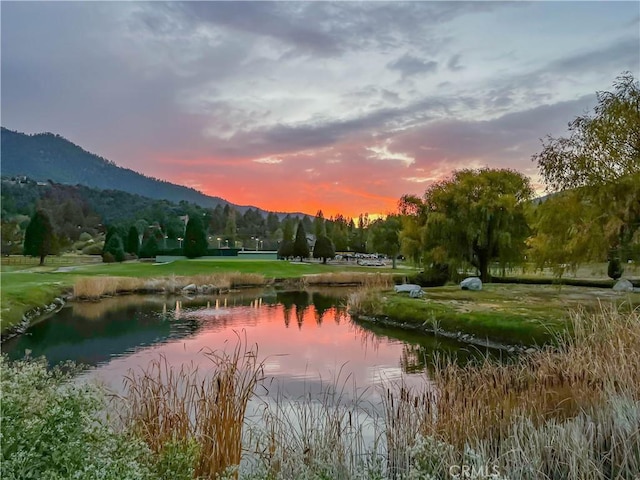 2229 Birchwood Way, Pine Mountain Club, CA 93222 - water view featuring a mountainous background
