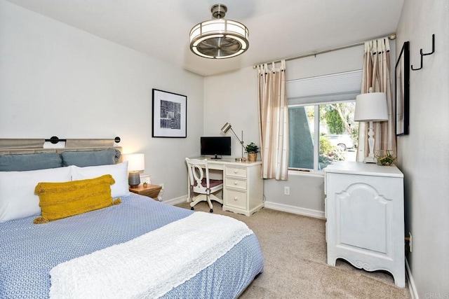 1851 Valencia Ave, Carlsbad, CA 92008 - bedroom with light carpet and a desk