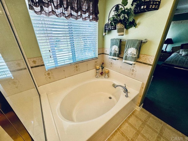 1670 Hillsborough St, Chula Vista, CA 91913 - full bath featuring a bath, plenty of natural light, ensuite bathroom, and tile patterned floors