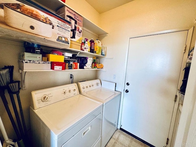 1670 Hillsborough St, Chula Vista, CA 91913 - washroom with washer and clothes dryer and light floors