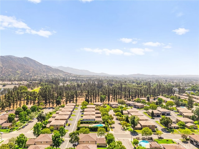 1105 W Calle De La Luna Unit 4, Azusa, CA 91702 - aerial perspective of suburban area featuring a mountainous background