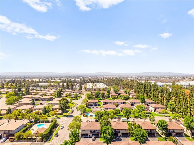 1105 W Calle De La Luna Unit 4, Azusa, CA 91702 - aerial view of residential area with mountains