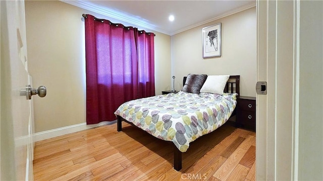 1018 Palm Ave, San Gabriel, CA 91776 - bedroom with crown molding and wood finished floors