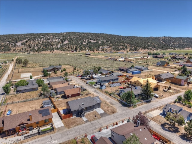 2217 Juniper Ln, Big Bear City, CA 92314 - aerial view of residential area featuring a mountainous background
