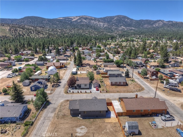 2217 Juniper Ln, Big Bear City, CA 92314 - aerial perspective of suburban area with a mountainous background
