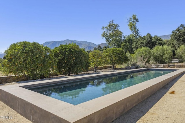 4530 Hendrickson Rd, Ojai, CA 93023 - swimming pool featuring a mountain view