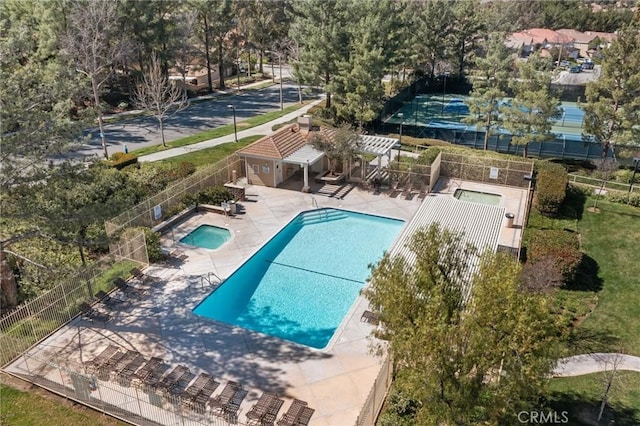 28403 Calex Dr, Valencia, CA 91354 - community pool with a patio