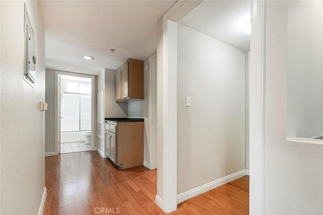 400 N 6th St Unit 202, Burbank, CA 91501 - hall with light wood finished floors