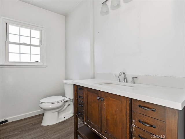 2623 N Parish Pl, Burbank, CA 91504 - half bath featuring vanity and wood finished floors