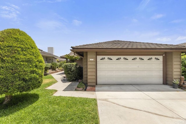 1471 Mercado, Escondido, CA 92026 - view of front of home with concrete driveway and a front lawn