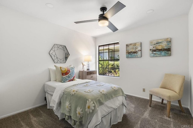 1471 Mercado, Escondido, CA 92026 - bedroom featuring carpet flooring and ceiling fan