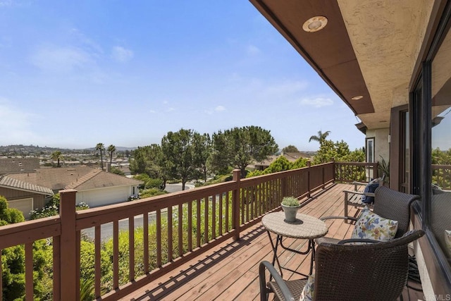 1471 Mercado, Escondido, CA 92026 - view of wooden terrace