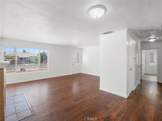 2135 Arden Dr W, Fresno, CA 93703 - empty room featuring hardwood / wood-style floors and a textured ceiling