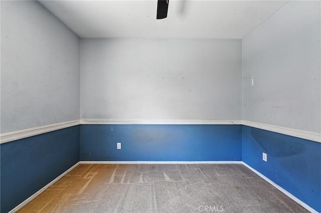 23885 Cheyenne Canyon Dr, Menifee, CA 92587 - spare room featuring carpet flooring and a ceiling fan