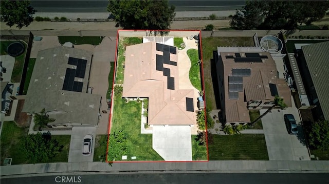 23885 Cheyenne Canyon Dr, Menifee, CA 92587 - aerial view of property's location featuring property boundaries highlighted