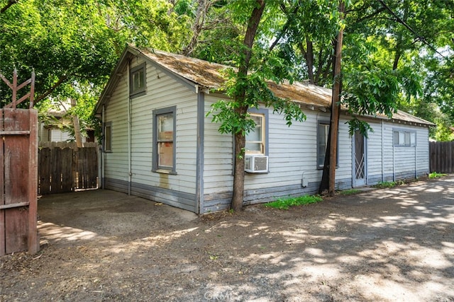 1326 Mulberry St, Chico, CA 95928 - view of home's exterior featuring cooling unit and an outdoor structure