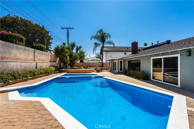 121 W Borromeo Ave, Placentia, CA 92870 - view of pool with a fenced backyard