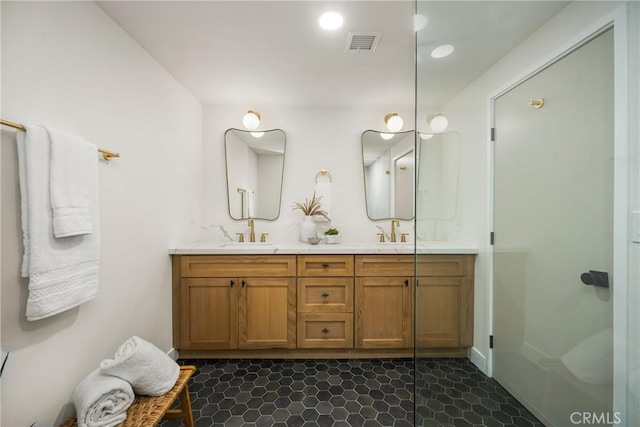 121 W Borromeo Ave, Placentia, CA 92870 - full bathroom with double vanity