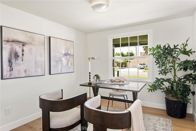 121 W Borromeo Ave, Placentia, CA 92870 - dining space featuring wood finished floors