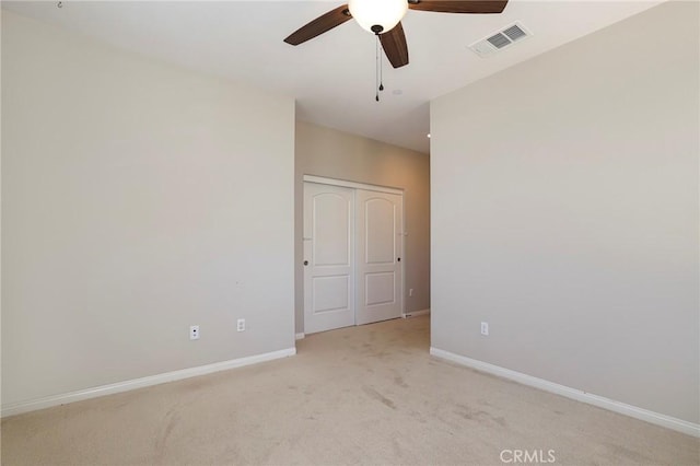 28245 Nield Ct, Saugus, CA 91350 - unfurnished room with a ceiling fan and light carpet