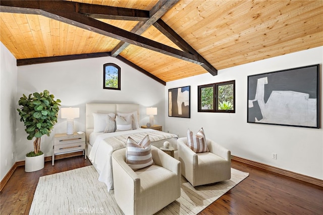 2575 Temple Hills Dr, Laguna Beach, CA 92651 - bedroom featuring wood ceiling, hardwood / wood-style flooring, and multiple windows