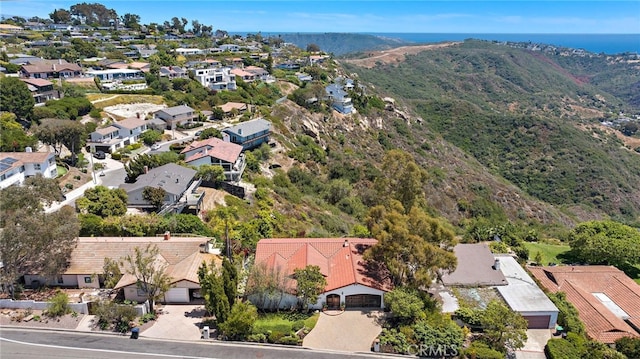 2575 Temple Hills Dr, Laguna Beach, CA 92651 - aerial view of residential area featuring a mountainous background