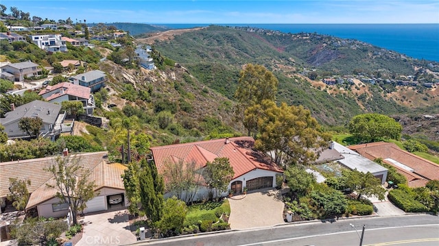 2575 Temple Hills Dr, Laguna Beach, CA 92651 - aerial view of residential area with a mountainous background