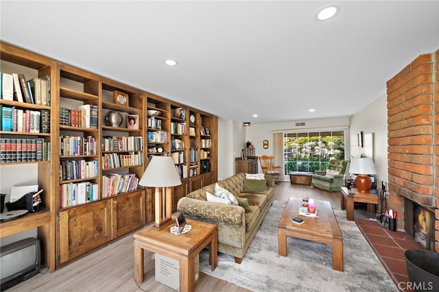 20822 Skimmer Ln, Huntington Beach, CA 92646 - living room featuring wood finished floors and recessed lighting