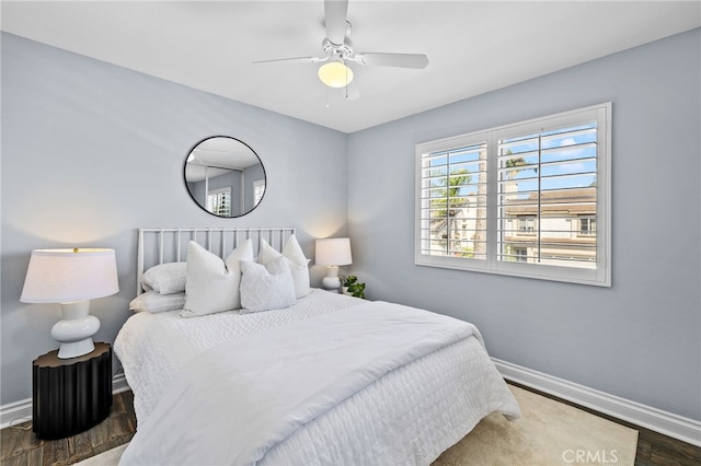 31 Cayman Brac, Aliso Viejo, CA 92656 - bedroom featuring wood finished floors and a ceiling fan