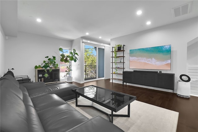 2930 Rowena Ave Unit 4, Los Angeles, CA 90039 - living area with wood finished floors and recessed lighting
