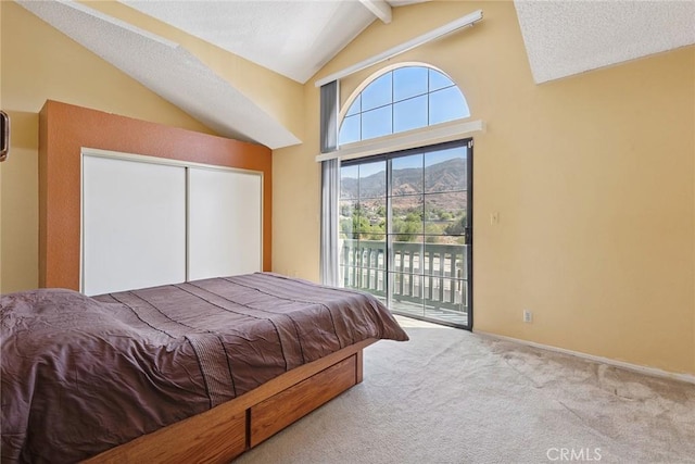 14325 Foothill Blvd Unit 34, Sylmar, CA 91342 - carpeted bedroom with access to exterior and a closet