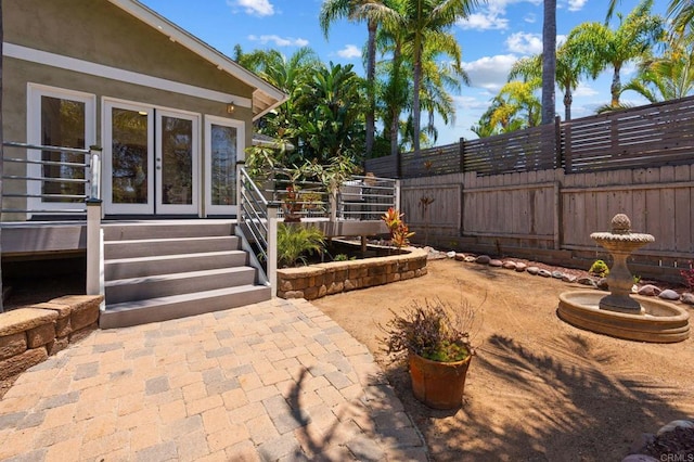 1740 Fire Mountain Dr, Oceanside, CA 92054 - view of patio with french doors