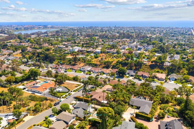 1740 Fire Mountain Dr, Oceanside, CA 92054 - aerial perspective of suburban area with a nearby body of water