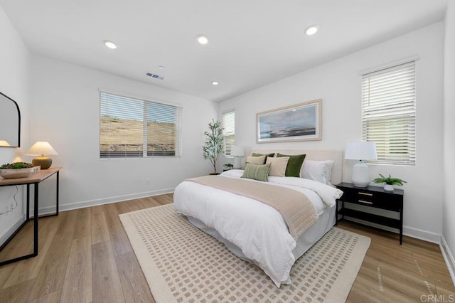 766 Makani St Unit 1, Chula Vista, CA 91911 - bedroom featuring light wood-style flooring and recessed lighting