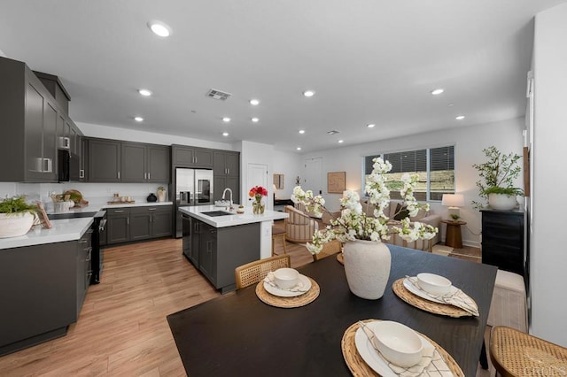 766 Makani St Unit 1, Chula Vista, CA 91911 - dining room featuring light wood-style floors and recessed lighting