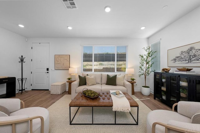 766 Makani St Unit 1, Chula Vista, CA 91911 - living room with wood finished floors and recessed lighting