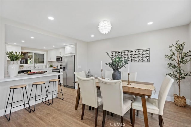 4025 Calle Sonora Este Unit 2C, Laguna Woods, CA 92637 - dining room featuring light wood finished floors and recessed lighting