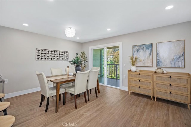 4025 Calle Sonora Este Unit 2C, Laguna Woods, CA 92637 - dining room featuring wood finished floors and recessed lighting