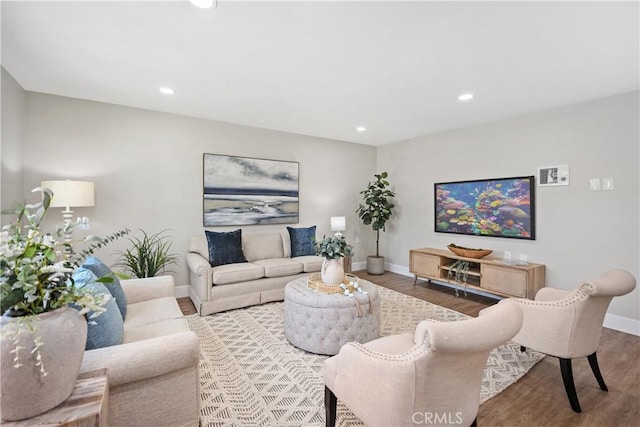 4025 Calle Sonora Este Unit 2C, Laguna Woods, CA 92637 - living room with wood finished floors and recessed lighting