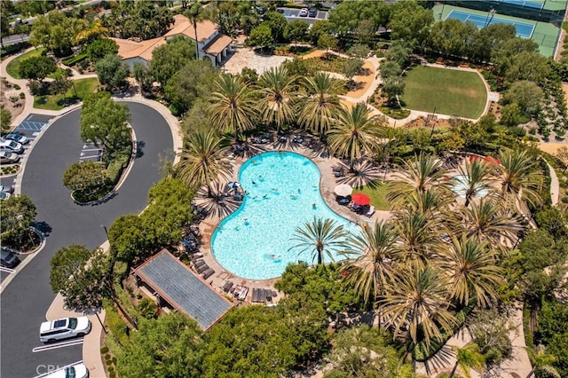 15 Pisano St, Ladera Ranch, CA 92694 - drone / aerial view of a pool