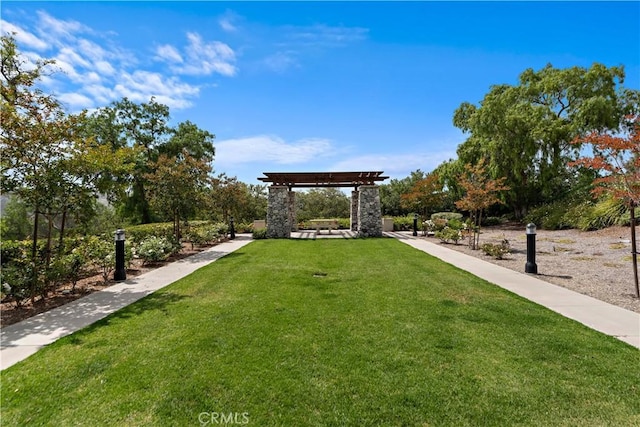15 Pisano St, Ladera Ranch, CA 92694 - view of property's community with a pergola and a yard