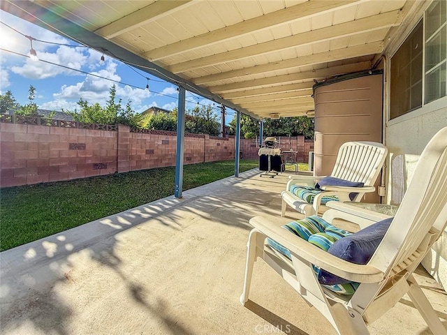 2191 Hilldale Ave, Simi Valley, CA 93063 - fenced backyard with a patio