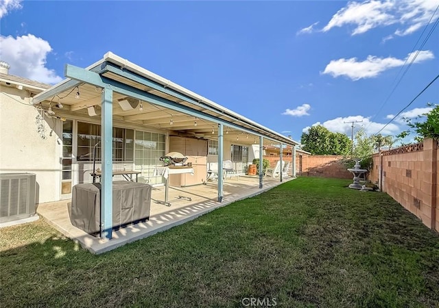 2191 Hilldale Ave, Simi Valley, CA 93063 - fenced backyard featuring a patio area