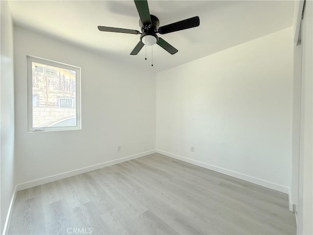 842 W Palmer St, Compton, CA 90220 - unfurnished room featuring light wood-style floors and a ceiling fan