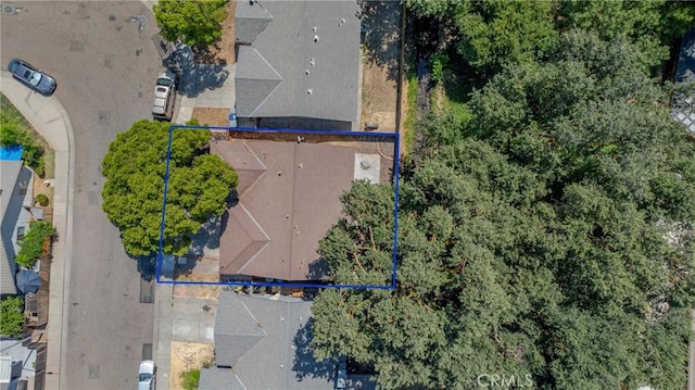 1584 Portola Way, Merced, CA 95348 - aerial view of property's location featuring property boundaries highlighted