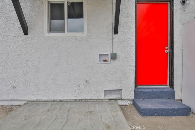 343 E 98th St, Los Angeles, CA 90003 - property entrance featuring stucco siding